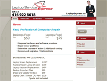 Tablet Screenshot of laptopexpress.ca